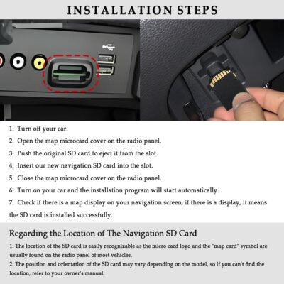 Navigation GPS SD Card - Latest US & Canada Maps Micro SD Card for Upgrading Your Car GPS Navigation System - 86271-0E075 Car Accessories Compatible with Toyota 4Runner RAV4 Tundra - Image 5