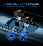 Dual Band Wireless CarPlay Adapter, 2-in-1 CarPlay & Android Auto Dongle, Fast Stable Plug-and-Play Adapter, with USB-C Converter, for CarPlay Cars - Image 4