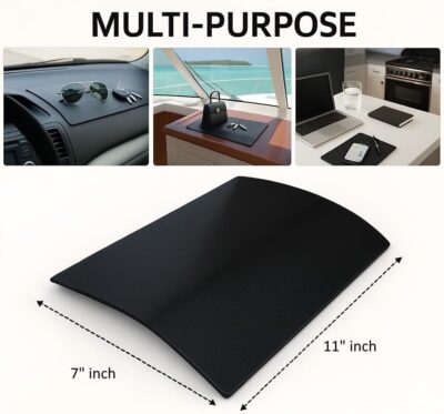 Extra Large Non-Slip Car Dashboard Sticky Pad – 11"x7" MINI-FACTORY Fixate Gel Mat for Phones, Glasses, Keys – Anti-Slip Grip - Image 2