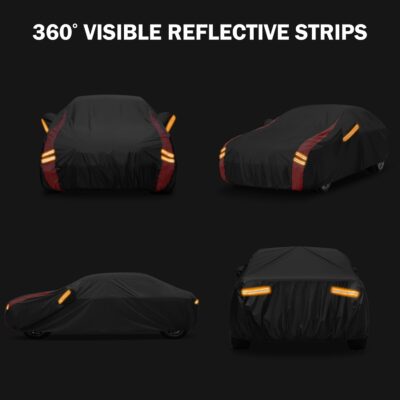 Car Cover Automobiles Waterproof All Weather for for Sports Coupe,Universal Fit Mazda Miata/MX-5, BMW Z3, Honda S2000, Chrysler Crossfire, Saturn Sky, Pontiac Solstice etc.(See Size Chart) - Image 4