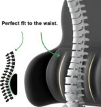 Lumbar Support Pillow for Office Chair Car Back Support Pillow, 45D slow rebound memory foam Gaming Chair Desk Chair Back Cushion for Lower Back Pain Relief, Dynamic support module,Ergonomic Back Rest - Image 2