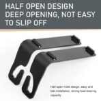 1 PC Car Seat Back Organizer, Car Back Seat Multi-Function Storage Box with 2 Drink Cup Holders, 11.42" x 3.35" Leather Tissue Organizer, Universal for Most Cars, Trucks, SUVs (Black) - Image 5