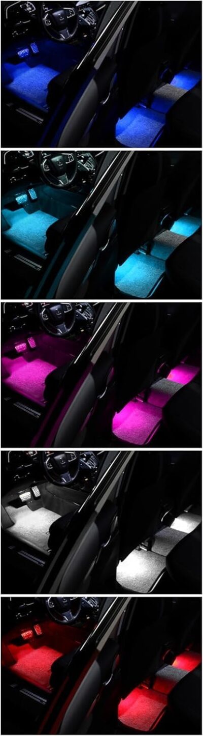 HIGH FLYING for Honda CRV CR-V 2023-2026 Car Interior Accessories Multicolor Under Dash LED Footwell Ambient Light ABS Kit - Image 3