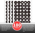 2Pcs 8MM 12V-24V LED Indicator Light with 180 Changeable Symbols, IP67 Waterproof, Pre-Wired Customizable Pilot Dash Directional Warning Lights for Car Truck Boat Marine RV Off-Road(Red) - Image 8