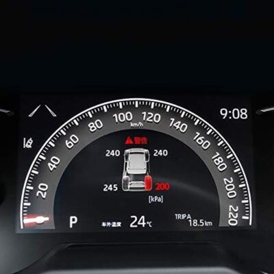 HIGH FLYING for Toyota Rav4 2019-2025 Smart Car TPMS Tyre Pressure Monitoring System Digital LCD Dash Board Display Auto Security Alarm - Image 4