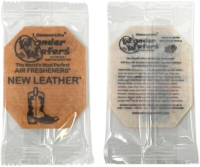 Wonder Wafers - Diamond-Ultra Scented Car Air Fresheners - Individually Wrapped (15 Per Pack) (New Leather) - Image 8