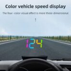 Heads Up Display for Cars, Car HUD Display Projector, Windshield Speedometer with 7-Color Display Option for All Cars,USB Cable and Play - Image 2