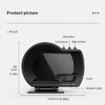 OBD2 Gauge Display, Heads up Display for Cars, Hud Digital Speedometer for Car - Image 2