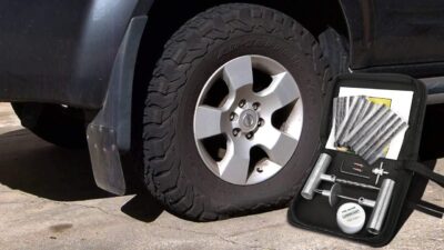 BETOOLL Tire Repair Kit, 24 Pcs Professional Heavy Duty Universal Emergency Flat Tire Repair Kit to Fix Punctures, for car Motorcycle, Truck, Golf Cart, ATV, Tractor, ARB, RV, SUV, Trailer etc. - Image 5