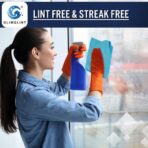 GLIMGLINT Microfiber Cleaning Cloth,12PK Reusable Cleaning Rags, Highly Absorbent Shop Rags Bulk, All-Purpose Car Cleaning Towels for TV Screen, Kitchen, Restaurant Garage, 14"X12", Multicolor - Image 5