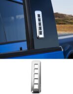 Savadicar Chrome Keyless Entry Keypad Trim Cover for 2015-Present Ford F150, Door Keypad Overlay Accent, Exterior Styling Upgrade Accessories