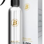 BULLET L-001 Performance Liquid Wax, SiO2 Ceramic Spray Wax for Deep Gloss Shine & Hydrophobic Paint Protection, Spray-On Wipe-Off Top Coat for Paint, Glass & Wheels 10.1 oz Bottle