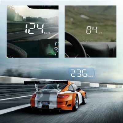 Heads Up Display for Cars for Nissan Teana/Terrano India/Terra 2008-2025,OBD2 Gauge Display GPS Digital Speedometer HUD Windshield Projector with Sunshade Adjustable Brightness - Image 3