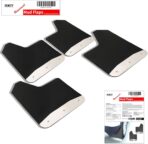 XUKEY 4PCS Car Universal Mud Flaps Splash Guards with Night Reflectors Mudguard Fender Flares Mudflaps w/Hardware, Front and Rear Wheel Tire Protection for Pickup Truck SUV Van Trailers Caravans - Image 2