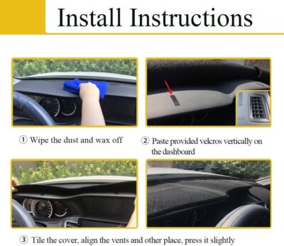 Dash Cover Mat Custom Fit for Lexus ES300 ES330, Dashboard Cover Pad Carpet Protector F116 (Beige) - Image 4