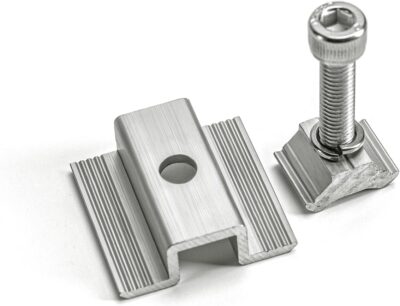 Solar Panel Mounting Brackets Mid and End Clamps and Rails Kit for Roofing Solar Panels of Multiple Sized,Mounting Clamp for Solar Panels Mount PV Modules Fixing Rooftop Installation Support - Image 7