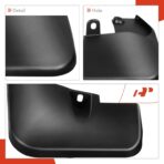 A-Premium Set of 4PCS Mud Flaps Splash Guards Mudguards Mudflaps with Hardware Kits Accessories Compatible with Toyota RAV4 2016-2018, Black Color, Front and Rear(Driver & Passenger Sides) - Image 7