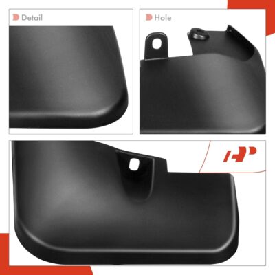 A-Premium Set of 4PCS Mud Flaps Splash Guards Mudguards Mudflaps with Hardware Kits Accessories Compatible with Toyota RAV4 2016-2018, Black Color, Front and Rear(Driver & Passenger Sides) - Image 7