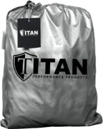 Titan Lightweight Poly 210T Car Cover for Compact Sedans 176-185". Waterproof, UV Protection, Scratch Resistant, Driver-Side Zippered Opening. Fits Corolla, Sentra, Cruz and More. - Image 7