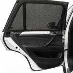 2 Pack Car Window Shades, 2026 New Stretchy Mesh Car Window Screens Sun Shades, Nets Covers for Sedan, SUV, Rear Side Window, Front Side Window (Small Size, Rear Side)