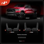 A-Premium Mud Flaps Compatible with Kia K5 2021 2022 2023 2024 2025 Sedan, No Drilling Required Mud Guards with Hardware Accessories, Set of 4 Front and Rear - Image 3