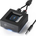 Esinkin Wireless Audio Receiver for Music Streaming Sound System Works with Smart Phones, Tablets and Car, Wireless Adapter for Speakers