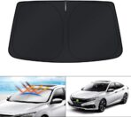 KUST Windshield Sun Shade for Honda Civic 2016-2021 Accessories Sunshade Foldable Window Sun Visor Protector Blocks UV Rays Keep Your Car Cooler