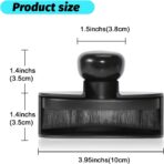 Yoseng Tire Shine Brush - Curved Brush Head & Large 3.8'' Tire Dressing Applicator with Storage Stand for Automotive Detailing, Car Enthusiasts, DIY Users (Vegan, Washable, Black) - Image 2