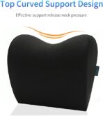 Car Neck Pillow - Memory Foam Cervical Relief Cushion, Headrest Support for Pain, Black - Image 4