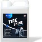 Magic Finish Tire Shine (1 Gallon) – Silicone-Based Tire Dressing for Long-Lasting Wet Look – High-Gloss Car Cleaning Supplies for Pro Detailing Results