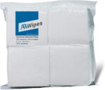 AAwipes Cleanroom Wipers 4x 4 (1200 Pcs, Cellulose/Polyester Blend, Grade A, 68GSM) Lint Free Wipes 4" x 4" for Lab, Electronics, Pharmaceutical, Printing and Semiconductor Industries