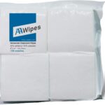 AAwipes Cleanroom Wipers 4x 4 (1200 Pcs, Cellulose/Polyester Blend, Grade A, 68GSM) Lint Free Wipes 4" x 4" for Lab, Electronics, Pharmaceutical, Printing and Semiconductor Industries