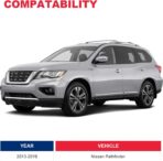 Rear Tailgate Chrome Handle Finisher Molding Fit for 2013-2019 Nissan Pathfinder Replaces# 90810-9PG0A Rear Liftgate Handle Garnish Molding - Image 3