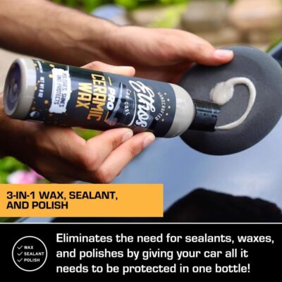Ethos Ceramic Wax - Aerospace Coating Protection | Ceramic Polish and Top Ceramic Coat | Ceramic Car Coating | Slick, Hydrophobic Finish - Image 5