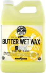 Chemical Guys WAC_201 Butter Wet Wax, Deep Wet Shine for Cars, Trucks, SUVs, RVs & More, 128 fl oz (1 Gallon) Banana Scent
