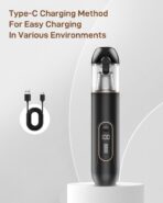 Handheld Vacuum Cordless, Car Vacuum Portable with 20000Pa Ultra-Strong Suction, Multi-Function Hand Vacuum Rechargeable for Cars, Home, Pet Hair & Outdoor Use - Image 5