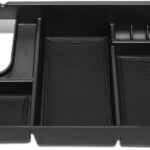 DNA MOTORING ZTL-Y-0008 Center Console Armrest Organizer Tray [for 07-19 Tundra],Black