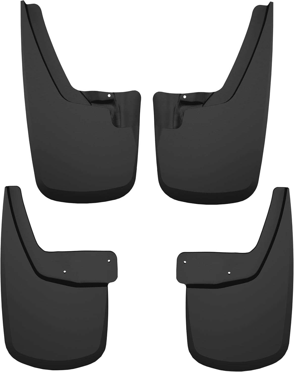 619PV6pckjL._AC_SL1500_.jpg Husky Liners Custom Mud Guards | Fits 2024-2026 GMC Canyon, Crew Cab (Excludes The AT4X Model) | Front & Rear Set, 4-pc Black - 58326 - Image 1