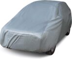 Season Guard SUV Cover Dirtproof, Waterproof, Breathable, Snow Dustproof, Indoor and Limited Outdoor Car Covers Fits S.U.Vs up to 206", Gray
