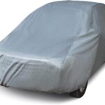 Season Guard SUV Cover Dirtproof, Waterproof, Breathable, Snow Dustproof, Indoor and Limited Outdoor Car Covers Fits S.U.Vs up to 206", Gray