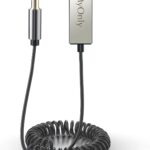 Aux Bluetooth Adapter All-Metal Bluetooth 5.3 Receiver for Car with Hands-Free Calling and Navigation,use in Car and Home Stereo