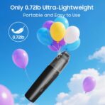 Handheld Vacuum Cordless, Car Vacuum Portable with 2 Suction Modes, Blow & Suction 2-in-1, Mini Vacuum Cleaner Rechargeable for Car, Home, Pet Hair, Office, Desk, Keyboards (Black) - Image 7