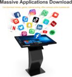 32 inch Touch Screen Kiosk, Android System, Install APP, Browser, Digital Signage Kiosk, K-Style Stand Digital Signage Display, Interactive Display Mall Navigation/Advertising/Retail Store - Image 6