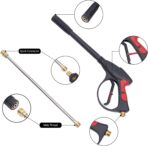 3000 PSI Pressure Washer Gun Power Washer Spray Gun Kit with Universal M22 Connector and 5 Quick Connect nozzles for Generac Briggs Craftsman - Image 4