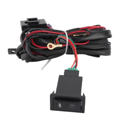 12V 40A Universal LED Light Bar Wiring Harness, Car LED Fog Light On/Off Switch Wiring Harness Relay Kit Fit for Most Vehicle - Image 7