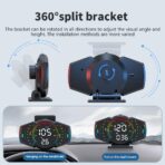 G18 Head Up Display, HUD Display for Cars Windshield, GPS Digital Speedometer MPH for All Cars, Car Compass, Altimeter, Multi-Function Display, Direction, Gradiometer - Image 7