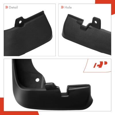 A-Premium Mud Flaps Compatible with Mazda 3 Hatchback 2014-2018, No Drilling Required Mud Guards with Hardware Accessories, Set of 4 Front and Rear - Image 7