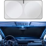 Car Front Windshield Sun Shade, Vehicle Sun Protection Shield, Must-Have Interior Accessories for Summer, Foldable Sunshade Cover, Sunshield for The Interior Cool, New Car Heat Shield