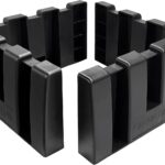 4PCS Multipurpose Cargo Organizer Blocks, Plastic Cargo Storage Organizer Blocks for Wool Carpet Trunk, Grocery Trunk Divider Cargo Containment System for Car SUV Van Trunk