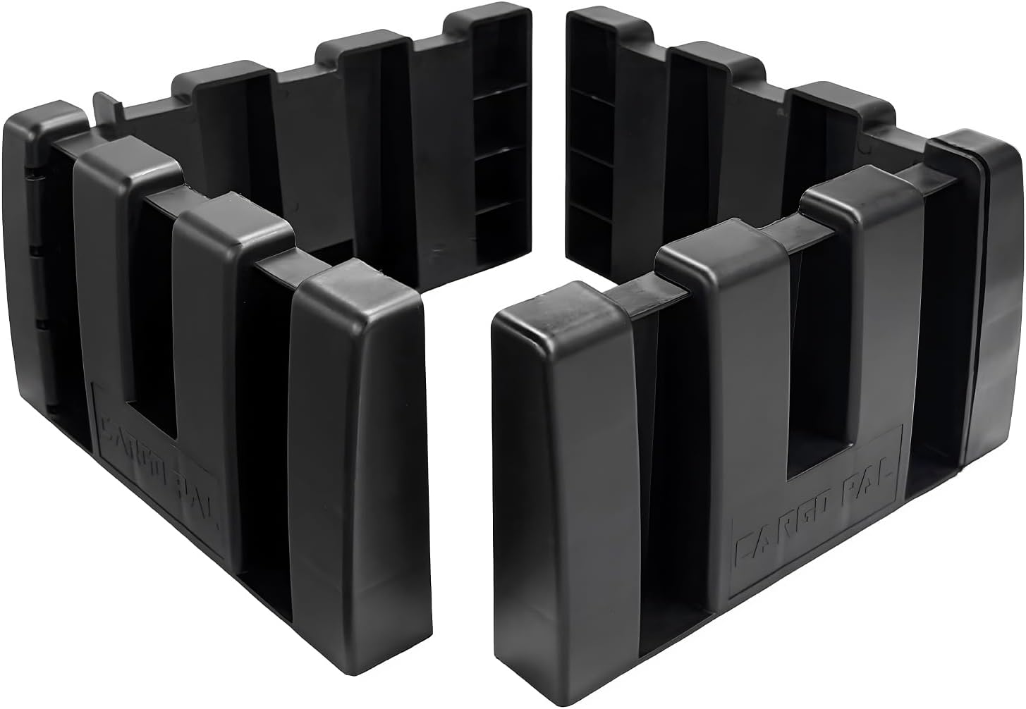 61AwXoOLGSL._AC_SL1500_.jpg 4PCS Multipurpose Cargo Organizer Blocks, Plastic Cargo Storage Organizer Blocks for Wool Carpet Trunk, Grocery Trunk Divider Cargo Containment System for Car SUV Van Trunk - Image 1